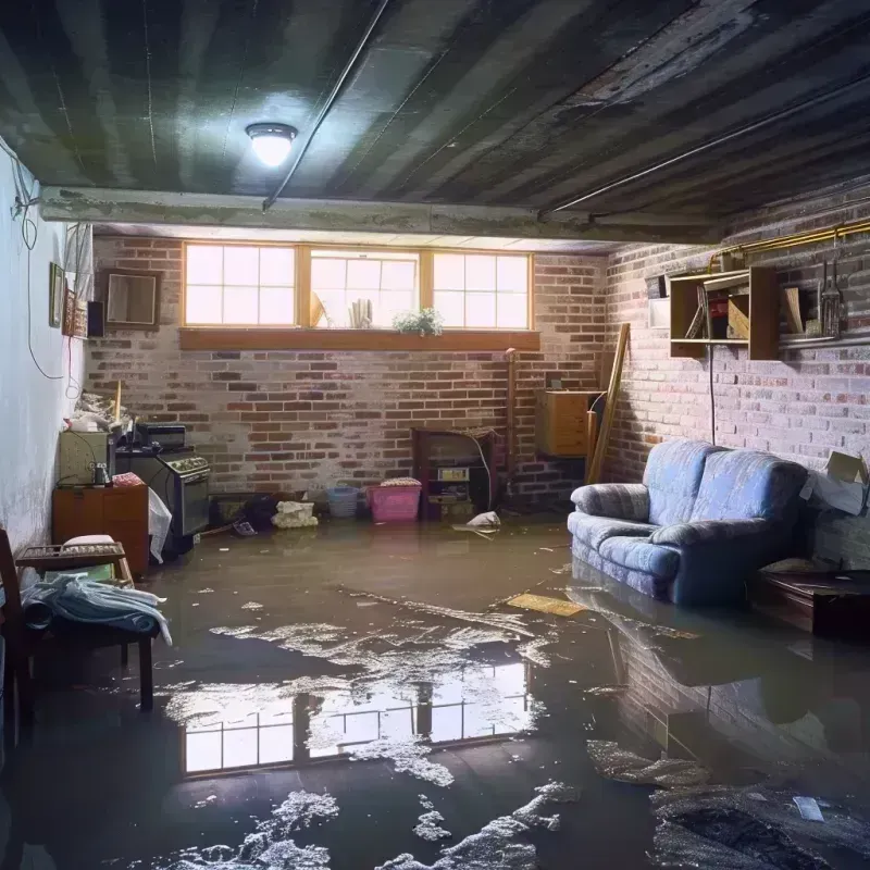 Flooded Basement Cleanup in New Vienna, OH